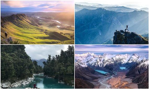 تصاویر دیدنی از طبیعت شگفت‌انگیز نیوزیلند