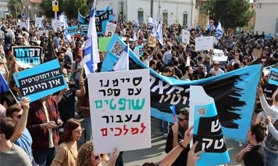 هزاران نفر در تل آویو علیه نتانیاهو شعار دادند