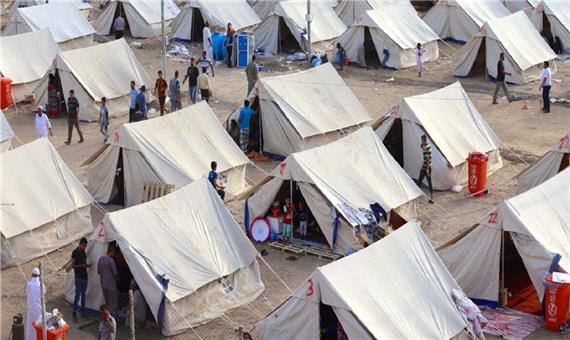 سکونت 37 هزار خانواده در اردوگاه‌های آوارگان در عراق