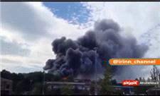 انفجار و آتش سوزی در شهرک صنعتی انگلیس