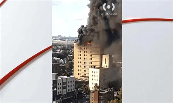 آتش سوزی مهیب در بیمارستان «سنت جونز» نیویورک