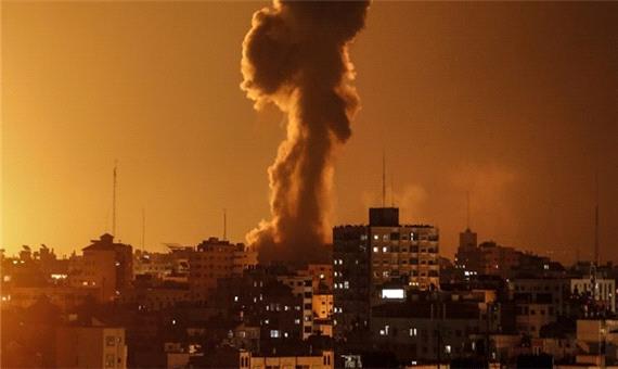 حمله هوایی رژیم صهیونیستی به شمال و جنوب غزه