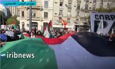 حمایت از اسرای فلسطینی با برپایی تظاهرات در آرژانتین