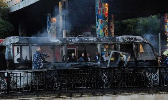 حمله تروریستی به اتوبوس نظامیان در دمشق