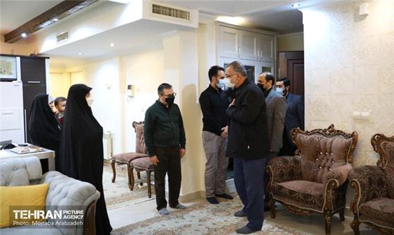 حضور شهردار تهران در منزل سردار بیات