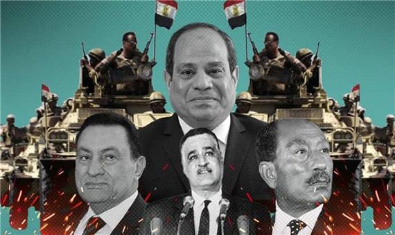 راز هفت دهه حکومت ارتش بر مصر