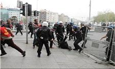 درگیری پلیس ترکیه و معترضان در روز جهانی کارگر