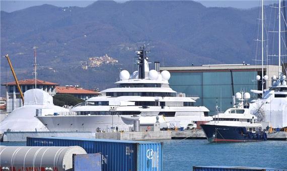 ایتالیا کشتی لوکس مرتبط با پوتین را توقیف کرد