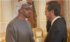 رئیس رژیم صهیونیستی با رئیس جدید امارات دیدار کرد