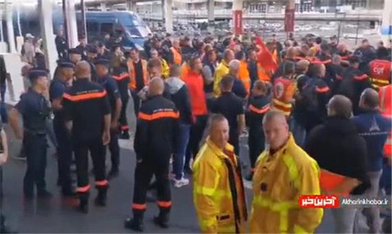 اعتصاب کارکنان در فرودگاه‌های پاریس