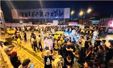 تجمع هواداران صدر در میدان التحریر عراق
