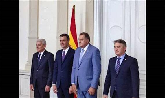 دیدار نخست وزیر اسپانیا با اعضای شورای ریاست جمهوری بوسنی و هرزگوین