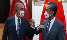 وزرای خارجه ترکیه و چین دیدار و گفتگو کردند
