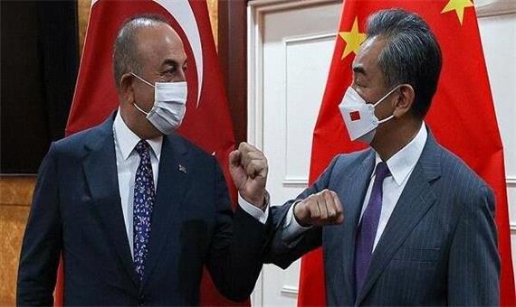 وزرای خارجه ترکیه و چین دیدار و گفتگو کردند