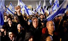 تظاهرات انبوه مخالفان دولت نتانیاهو در تل آویو