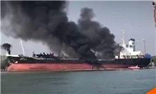 انفجار هولناک یک نفتکش؛ 8 کارگر ناپدید شدند
