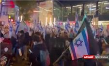 تجمع گسترده معترضان در اطراف اقامتگاه نتانیاهو