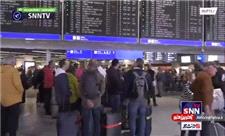 تعلیق همه پروازها در فرودگاه فرانکفورت آلمان و سرگردانی مسافران