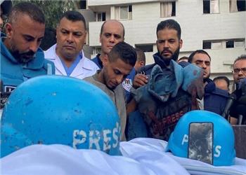 افزایش شمار خبرنگاران شهید در غزه به 263 نفر