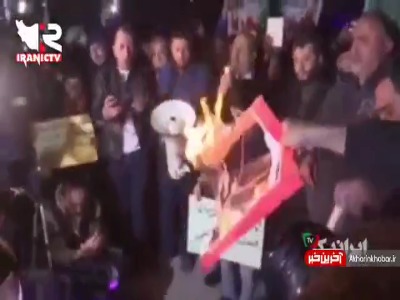 پرچم سوئد در پایتخت اردن به آتش کشیده شد
