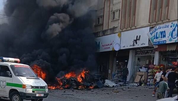 حمله پهپاد اسرائیلی به یک خودرو در جنوب لبنان