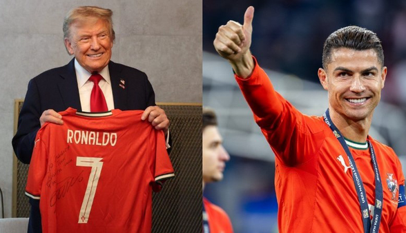 میزبانی ترامپ از کریستیانو رونالدو