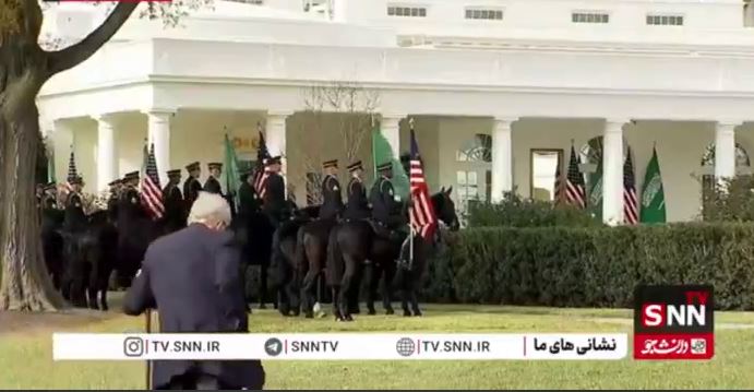 در حاشیه استقبال ترامپ از بن سلمان