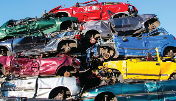 استخراج ۲۱۵ هزار تن فولاد و آلومینیوم از زباله‌های خودرویی