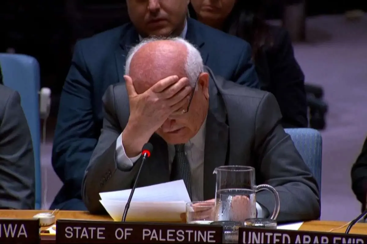 نماینده فلسطین: هیچ دردی بالاتر از این نیست که مردم ما را حیوان خطاب کردند