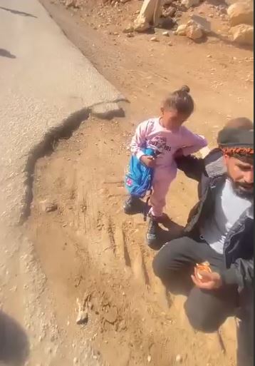 تصاویری از کودکان فلسطینی که اشغالگران با گاز اشک آور آنها را هدف قرار دادند