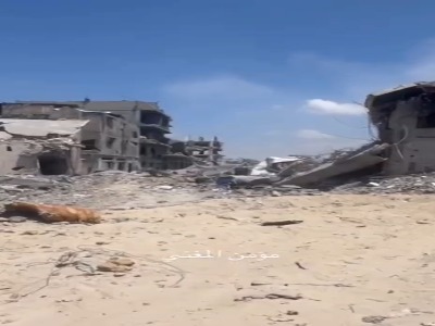 ویرانی گسترده در محله الشجاعیه غزه از دریچه دوربین یک فلسطینی