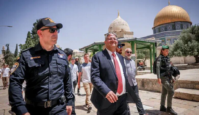 بن‌گویر رئیس پلیس قدس را برای تسهیل یورش به مسجدالاقصی اخراج کرد