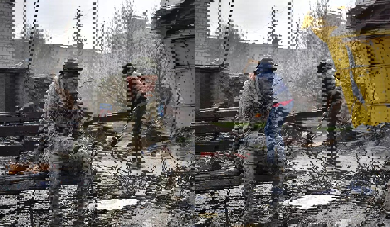 تسلیم شدن گروهی از نظامیان اوکراینی در محور سومی