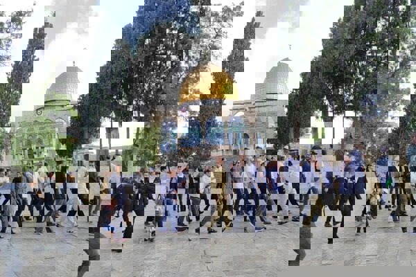 جولان شهرک نشینان صهیونیست در مسجدالاقصی+فیلم