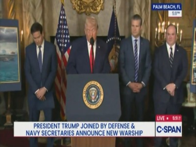 ترامپ: دستور ساخت بزرگترین کشتی‌های جنگی را دادم