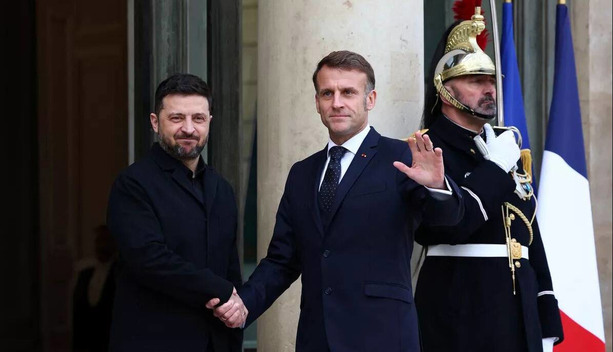 مکرون: نشست متحدان اروپایی کی‌یف در پاریس برگزار می‌شود