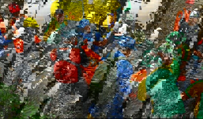 شمار جان باختگان رانش زمین در اندونزی به ۷۰ نفر رسید