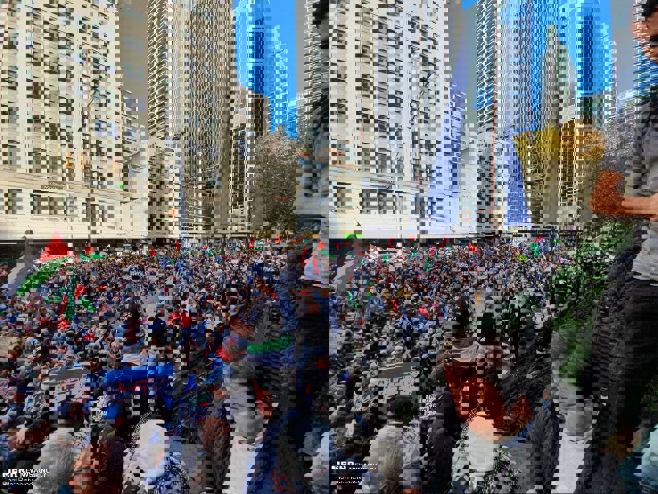 تظاهرات هزاران استرالیایی علیه رئیس اسرائیل؛ «هرتزوگ را بازداشت کنید»