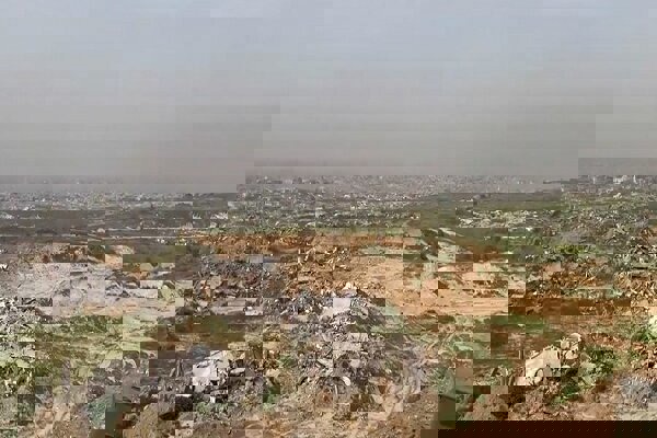 حجم گسترده ویرانی در شرق خط زرد در نوار غزه+ فیلم