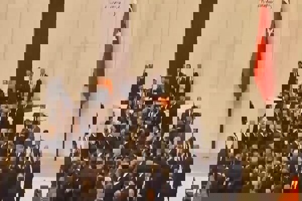 کتک کاری شدید در پارلمان ترکیه+فیلم