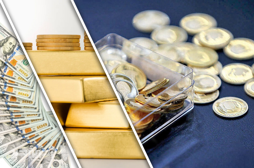 طلا و دلار، هفته را با کاهش قیمت‌ها به پایان رساندند