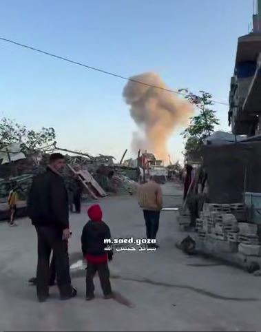 تداوم ویرانگری اشغالگران در محله الزیتون در جنوب شرق شهر غزه