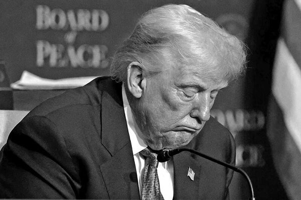 بی‌بی‌سی: جایگاه مردمی ترامپ تضعیف شده است؛ ناکامی در اقتصاد و مهاجرت