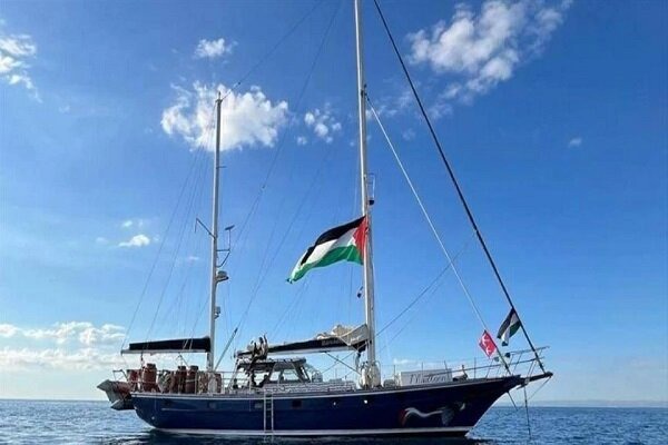 کشتی جدید رفع محاصره در مسیر حرکت به سمت غزه