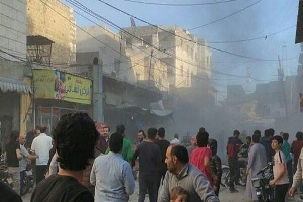 وقوع ۲ انفجار نزدیک محل اقامت ماکرون در دمشق+ فیلم