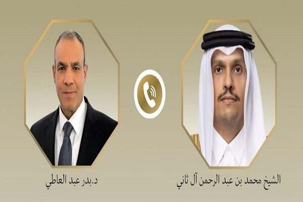 رایزنی تلفنی وزیران خارجه مصر و قطر درباره تحولات منطقه