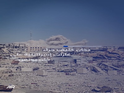 حمله هوایی ارتش اشغالگر صهیونیست به شرق خان‌یونس