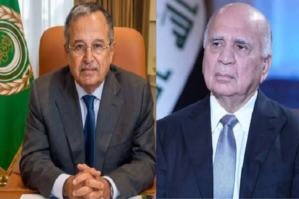 رایزنی وزیر خارجه عراق و دبیرکل اتحادیه عرب درباره جایگاه قدس