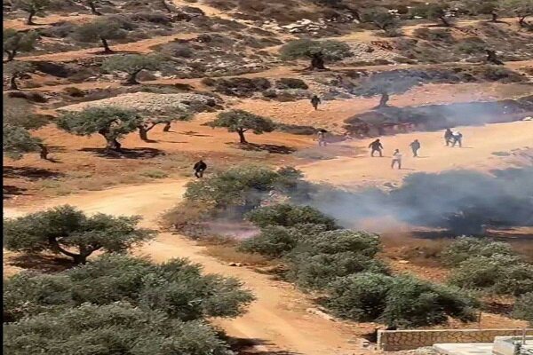 حمله شهرک‌نشینان صهیونیست به روستای «قصره» در کرانه باختری