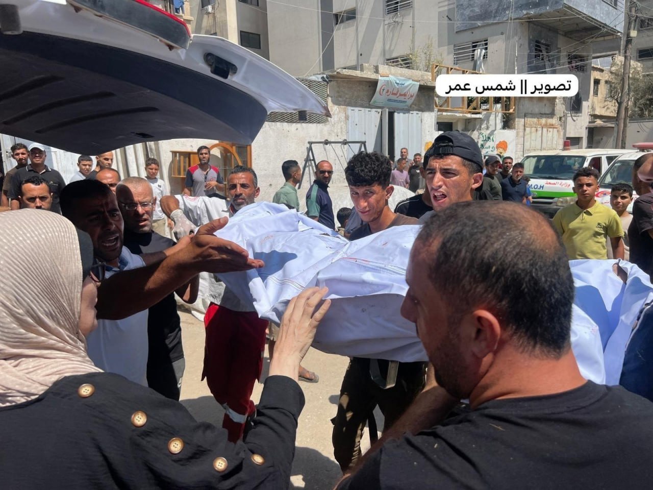 دو شهید در حمله صهیونیست‌ها به مرکز شهر غزه